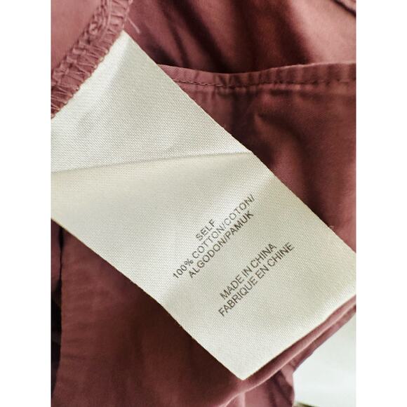 TIBI Purple Pink Dusty Hue Halter Neckline Snap Closure Halter Top size 8 - Picture 7 of 10